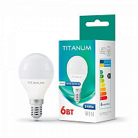 Лампа світлодіодна TITANUM 6 Вт G45 матова E14 220 В 3000 К 25680 