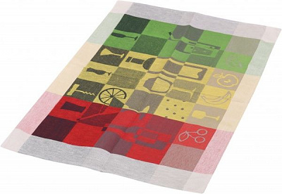 Полотенце кухня 49x70 см Білоруський льон желтый 