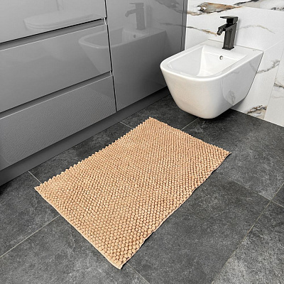 Килимок для ванної Dariana Ананас 80х55 см карамельний