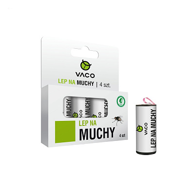Клейка стрічка VACO від мух 4 шт.