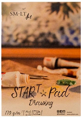 Склейка для рисунку START A5 см 170 г/м² 20 сторінок Smiltainis