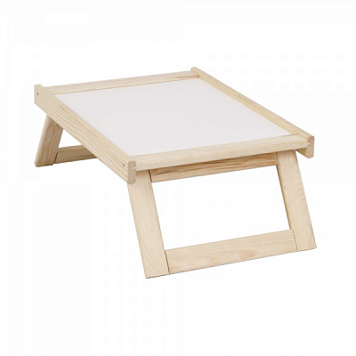 Таця для сніданку 550х335х240 мм білий WoodMood