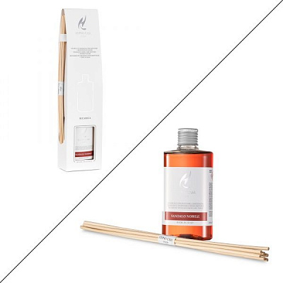 Аромадиффузор для дома Hypno Casa Sandalo Nobile 200 мл (парфюм + палочки) 