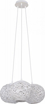 Люстра подвесная TK Lighting Backaz 3x60 Вт E27 белый 1863 
