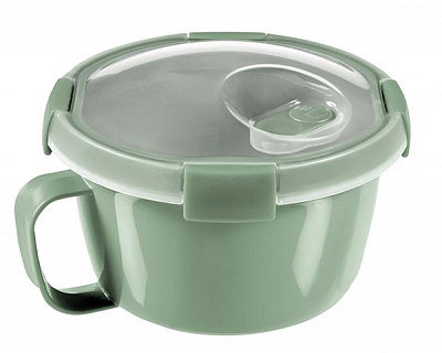 Контейнер пищевой Smart eco line 900 мл круглый зеленый Curver 250943