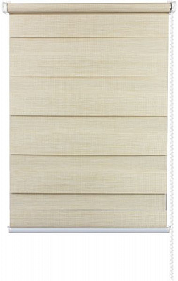 Ролета день-ночь Delfa Натур 62x160 см шампань 