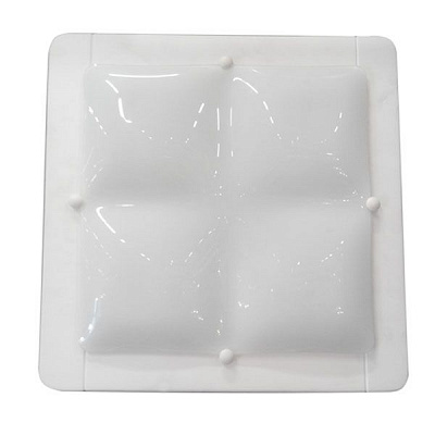 Светильник настенно-потолочный Vesta Light НББ 4x60 Вт E27 33222 Білий 