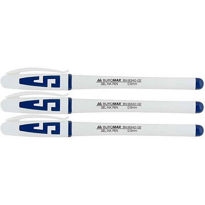 Ручка гелевая Buromax 8340-02-3 3 шт