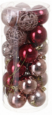 Набір ялинкових куль Комплект № 5 d 60 мм 12 шт./уп.
