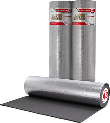 Полотно Normaizol з однобічним фольгуванням алюфом 5 м.п 8 мм