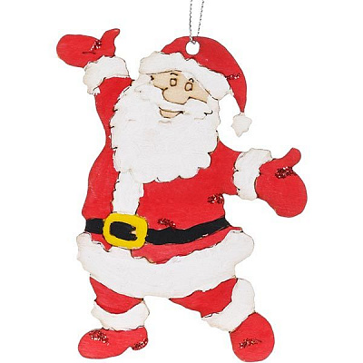 Підвіска Веселий Санта 11 см 5662