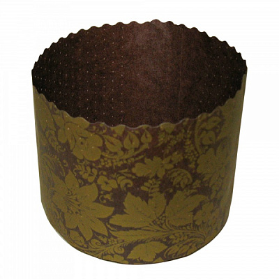 Форма для кулича бумажная 110х85 мм (300 гр) в ассортименте Поліпласт