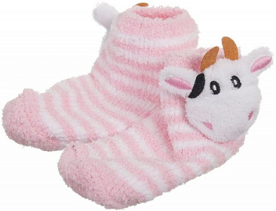 Носки детские JIANGSU Фанни коровка MWSE012/cow р.23-25 розовый 