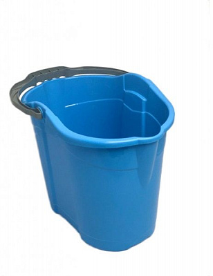 Ведро Dargo мерное с двумя носиками голубое 14 л 