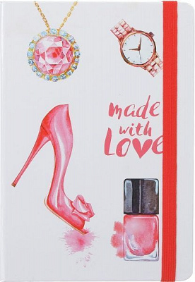 Книга для нотаток А5 Made with Love, фешн