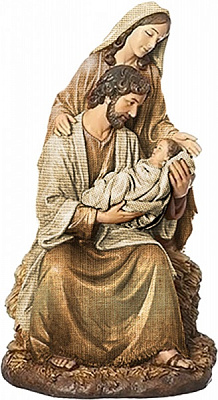 Декорація різдвяна WEI DE ARTS сім'я Ісуса 37,5 см