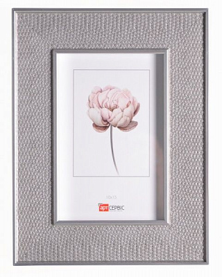 Рамка для фото Арт-Сервіс ЭА-01739 10x15 см серый с серебристым 