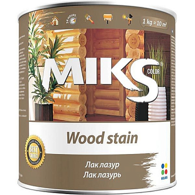 Лак-лазур MIKS Color тік напівглянець 0,7 кг