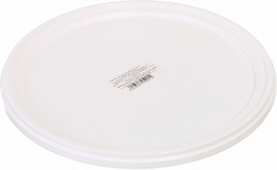 Крышка Poliplast для круглого ведра 10л белый 