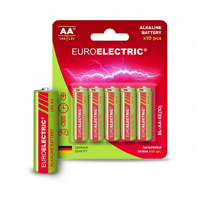 Батарейка Euroelectric AA (пальчиковые) 10 шт. (BL-AA-EE(10)) 