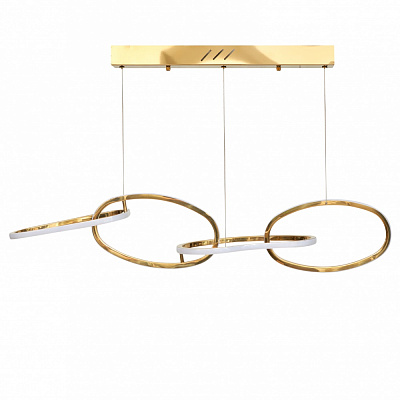 Люстра светодиодная Berger 4x56 Вт LED-модуль золотой 7017-PL-56 Gold