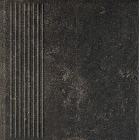 Клінкерна плитка Fondi brown stopnica prosta 30x30 Ceramika Paradyz