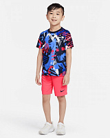 Комплект дитячого одягу Nike DF THRILL TEE SHORT SET 86J179-R3R р. 5 червоний