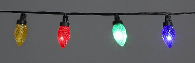 Электрогирлянда линейная Феєрія шишки QC4010 светодиодная (LED) 16 ламп 10 м 