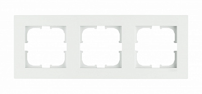 Рамка тримісна EXEN Karell горизонтальна білий 200-010000-103