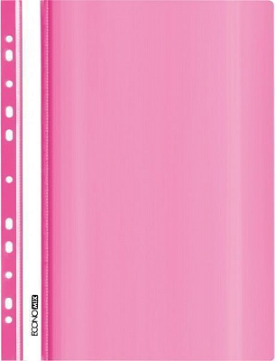 Скоросшиватель А4 Economix с перфорацией, фактура 