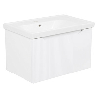 Тумба подвесная Aqua Rodos МОДЭНА с умывальником Frame 70 см