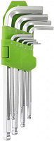 Набор ключей шестигранных Alloid 1,5-10 мм НШ-Ш0918