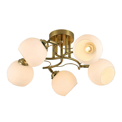 Люстра Miorro Vittoria 520х230 мм 5x40 Вт E27 медь 51-311-016