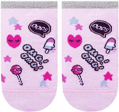 Носки детские Conte-Kids CK Active (ультракороткие) 17С-87СП 333 р.24 светло-розовый 