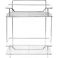 Полиця Lemax 2-х рівнева ЕВА-5001S/S для ванної кімнати 290х160х365 мм 