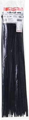 Стяжка кабельная Другое 4,8x430 мм 100 шт. черный 