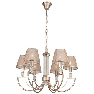 Люстра підвісна Victoria Lighting Sicilia/SP6 6x40 Вт E14 бронза
