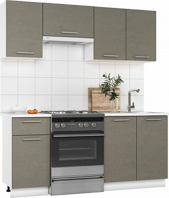 Кухня Ніка Цемент готика Грейд МДФ 1,8 м