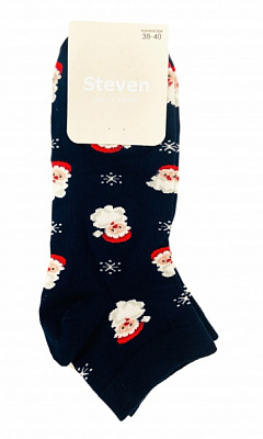 Носки женские Steven 136 002 р. 38-40 темно-синий 