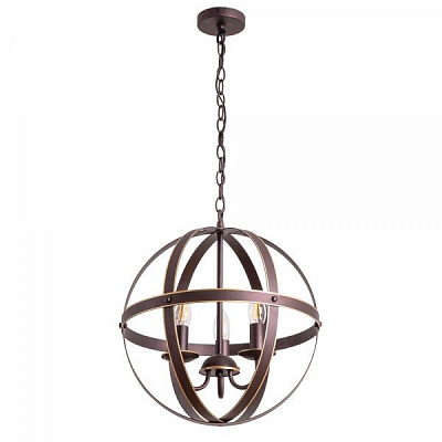 Люстра подвесная Arte Lamp 3x40 Вт E14 коричневый A1087SP-3BR 