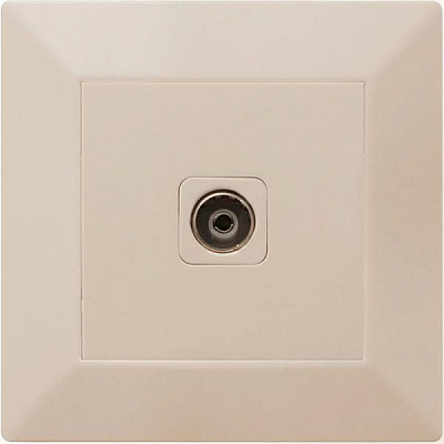 Розетка TV HausMark Alta кремовий SNG-SCP.SQ20MG1TV-CR