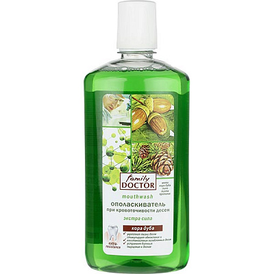 Ополаскиватель для полости рта Family Doctor Кора дуба 700 мл