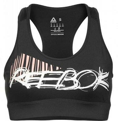 Топ Reebok Gymana Short Bra CW2704 S черный