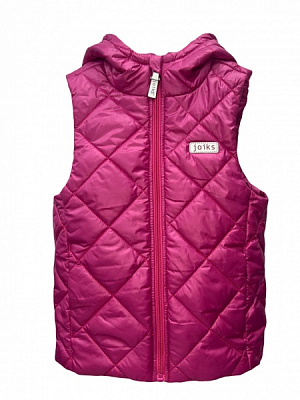 Жилет детский для девочек JOIKS р.134 фуксия JD-35 