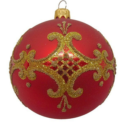Куля новорічна d80 3432 Н-1