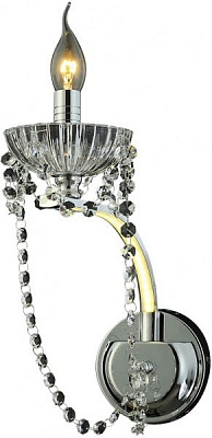 Бра WunderLicht K5310-01CH 1x60 Вт E14 хром