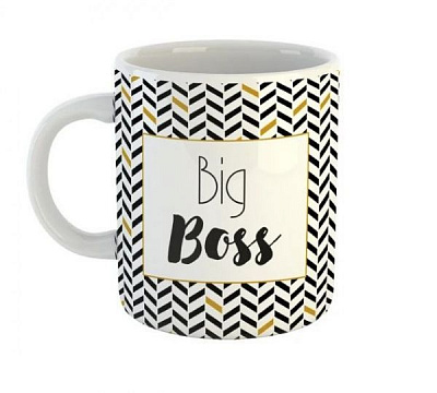 Чашка Black&Gold «Big Boss» Be Happy