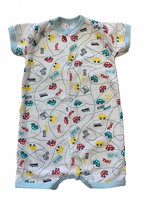 Песочник для мальчика Моя планета Такси р.74 Пс102-4 