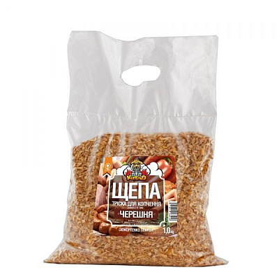 Щепа для копчения черешня фракция 6*12*3 мм 1 кг