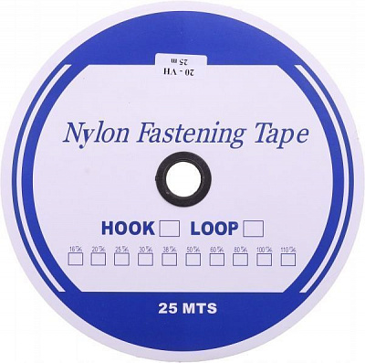 Лента-липучка Велкро пришивная жесткая белая, 2 см ТК-Домашній текстиль ТОВ